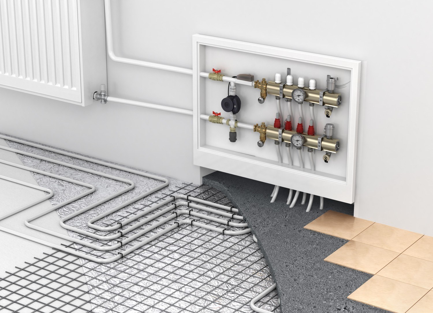 Radient Heating Installations, Central Massachusetts